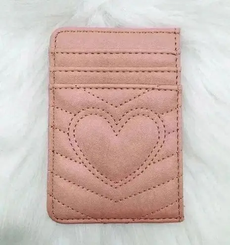 Light Pink Love Heart Card Holder