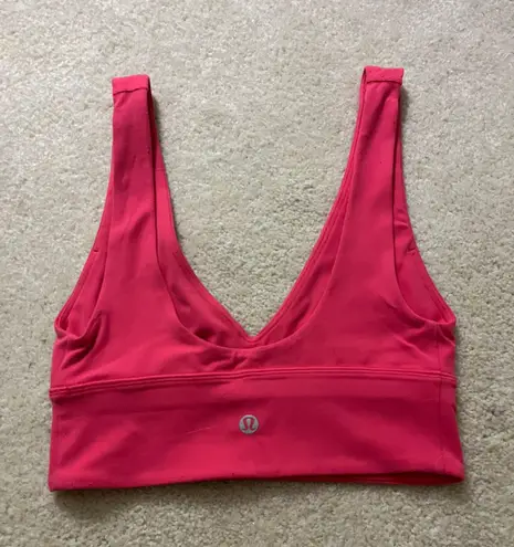 Lululemon Align V-Neck Bra Color: Lip Gloss 