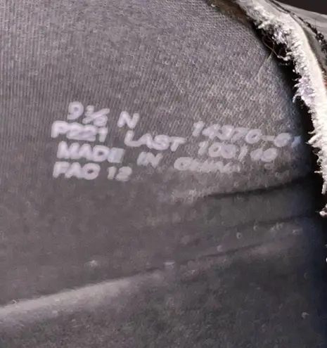 Drew Orchid Criss Cross Strap Marbled Brown Patent Leather Shoe Size 9.5 N