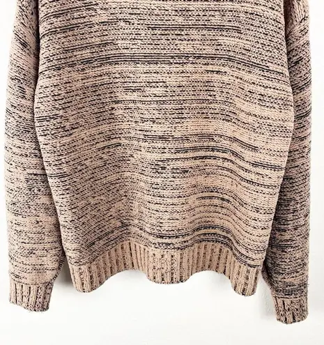 BCBGMAXAZRIA  Drop Shoulder Wool Blend Long Sleeve Turtleneck Sweater, Size Large