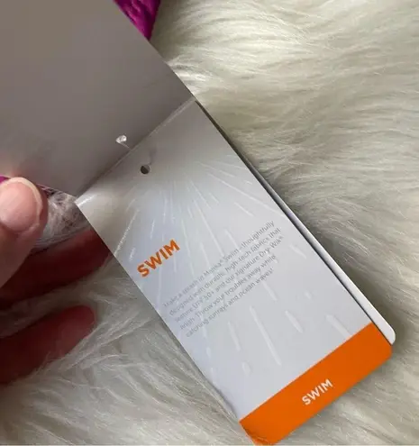 Magenta Tankini Top NWT Size Small