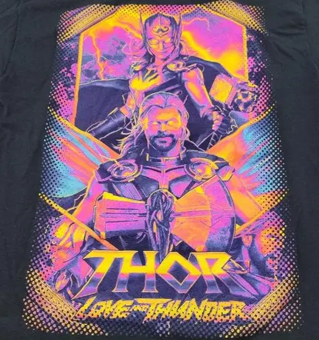 Marvel Shirt Size Medium Comics Thor Love And Thunder Graphic Print Shirt Unisex