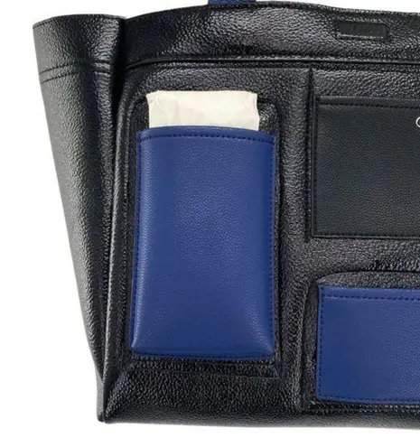 Calvin Klein  Ember Organizational Reversible Tote Bag Blue Black - Image 5