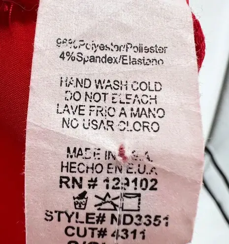 K Too Halter High Leg Slit Jersey Maxi Dress Red Size Large NWT