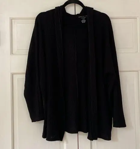 American Eagle AEO Soft and Sexy Oversized Waffle Knit Hooded Cardigan Comfy Cozy Size Small