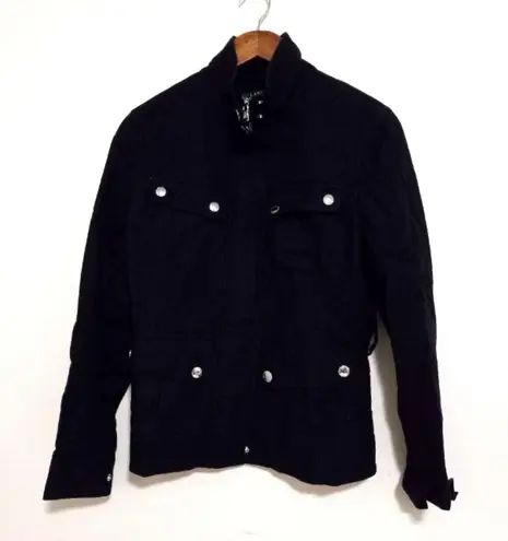 Lauren Ralph Lauren S Military Cargo Jacket in Black Silver