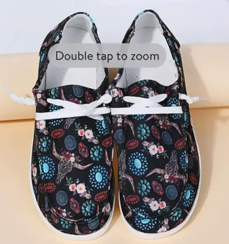 Women's Canvas Shoes Leisure Outdoor Comfortable Lightweight western cowgirl Size undefined