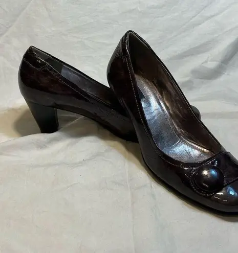 Ecco  Brown Marbled Heels Size 40