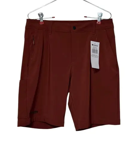 Columbia  Women's Shorts Sportswear Titanium Back Beauty Soft Shell Rust Sz.8 NWT thumbnail 1