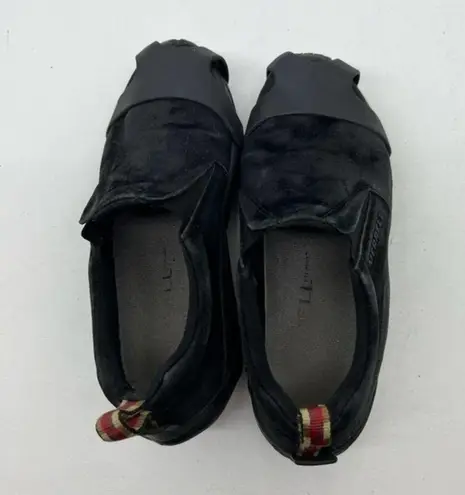 Merrell Womens 10 Jungle Moc Slip On Hiking Shoes Black Suede Low Top 60826