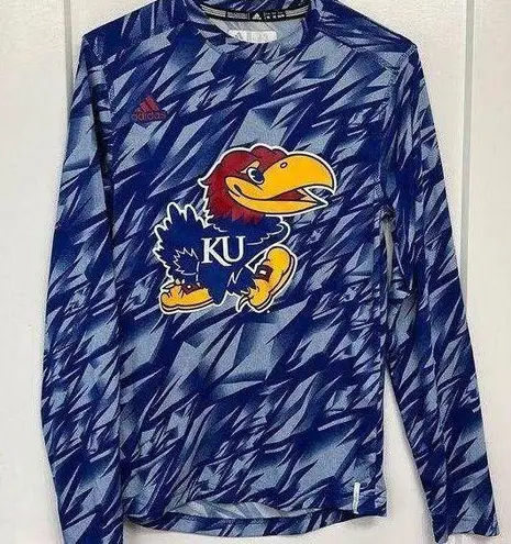 Adidas  KANSAS JAYHAWKS ATHLETIC SHIRT size extra small