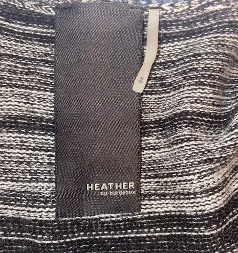 HEATHER Plunge Long Sleeve Button Cardigan Size XS