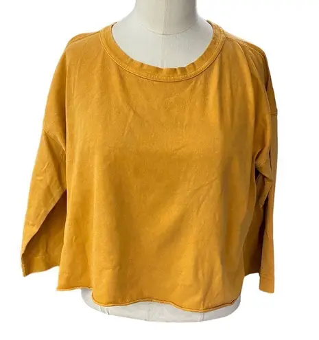 We The Free  Oversized slouchy long sleeve crop tee Size XS NEW