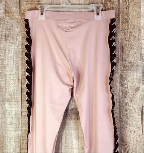 Kappa Medium Pink/Black/White Skin Fit Leggings Compression workout Athletic