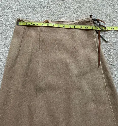 New Woman’s Light Brown Wrap Skirt, Sz M/L (see measurements) Size M