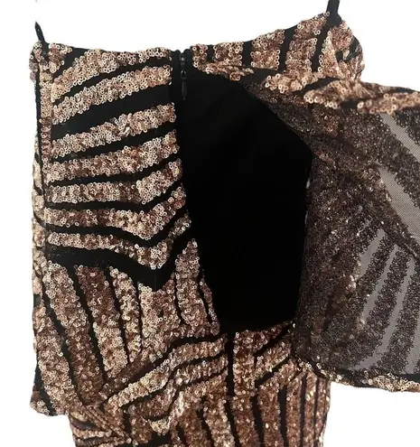 Devlin Rose Gold Sequin Dress