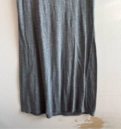 Lole Löle Dress Grey Twist Back Short Sleeves Athletic Dress Sz L GUC