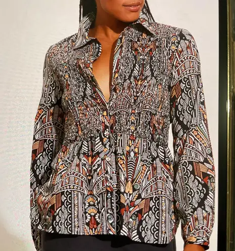 Odd Molly Smocked Remix Blouse