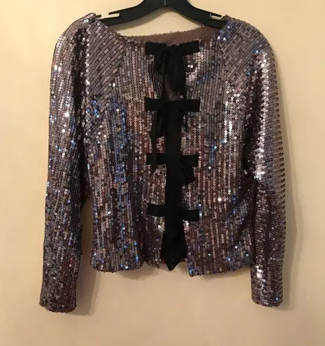 Aryn K  Sequin Blouse