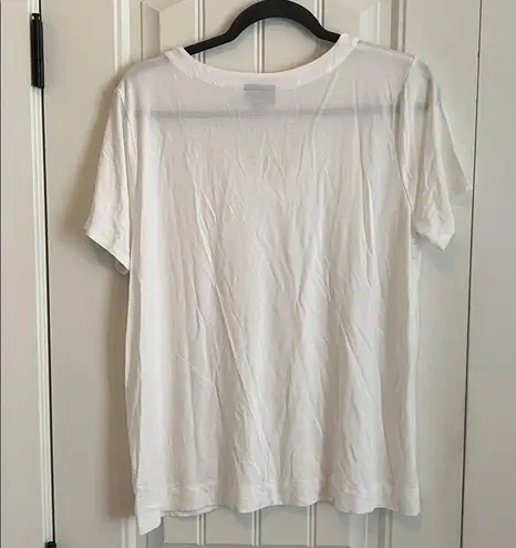 J. Jill Women’s White Short Sleeve V