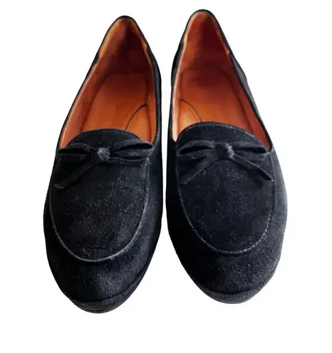 L'Amour Des Pieds Baley Black Kid Suede Shoes size 6 1/2