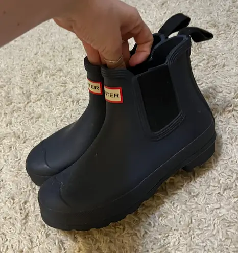 Hunter Ankle Rain Boots Size 7