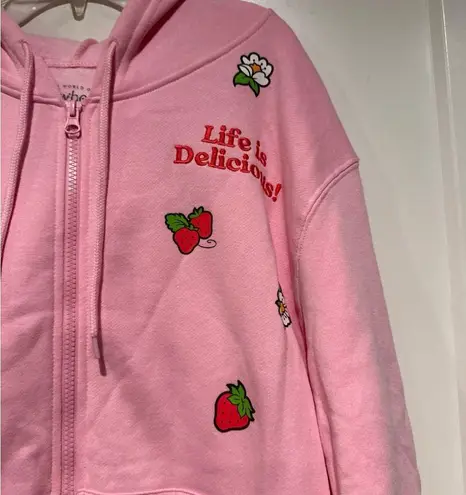 Strawberry Shortcake Zip Up Hooded Sweatshirt Size undefined