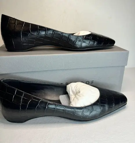 Aquatalia Marcella Crocco Embossed casual classic summer work everyday comfy