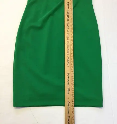 Ralph Lauren Lauren By  Black LabelWomens Green Short Sleeve Sheath Dress Size 0