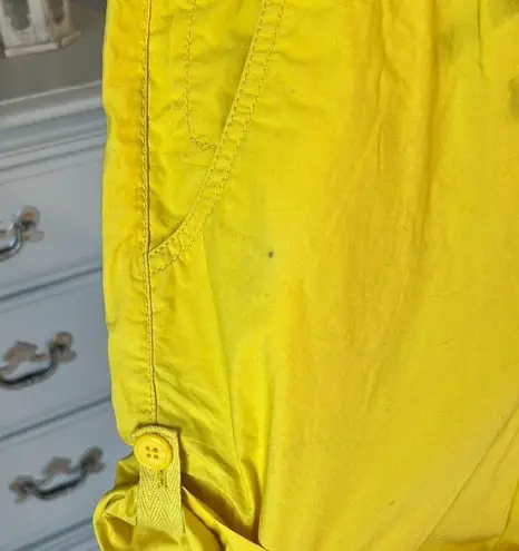 Bright Yellow Cotton Shorts Size 0