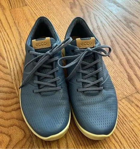 Ecco S-lite retro blue Spikeless athletic golf shoes