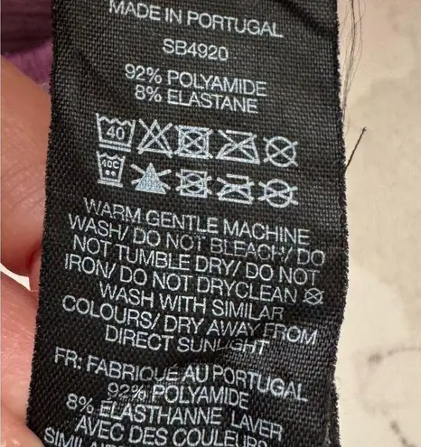 Sweaty Betty Stamina Purple raceback moisture wicking Sports Bra, size S gym