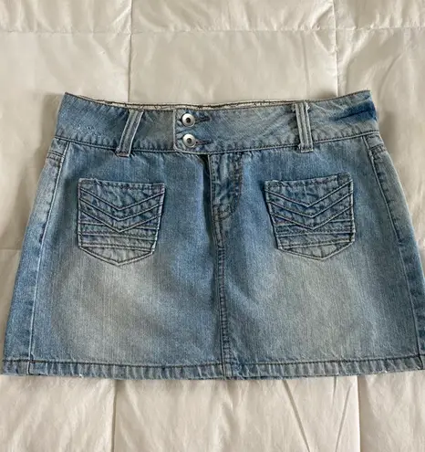 SO Vintage Y2K Denim Mini Skirt