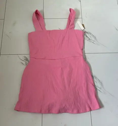 PINK - Victoria's Secret Pink VS Square Neck Ribbed Sport Dress SIZE XL