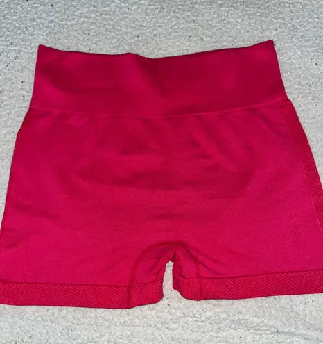 SheIn Hot Pink Biker Shorts