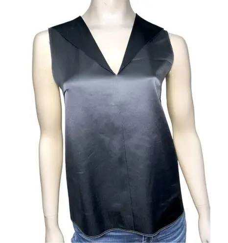 Alexander Wang Women’s Size 4 Black Reverse Side Sleeveless Tank Top