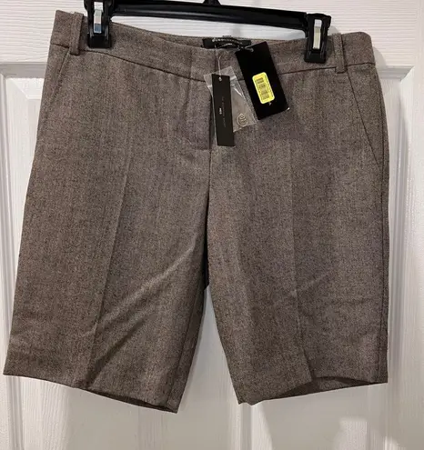 BCBGMAXAZRIA ‎ Professional Bermuda Shorts Gray Wool Blend New with Tags-SZ 4 thumbnail 1