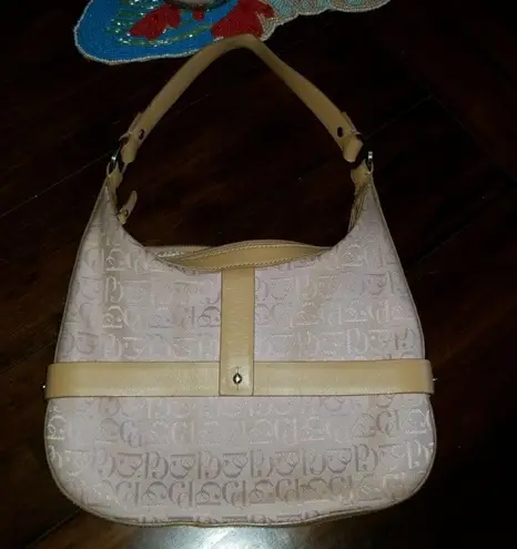 Charles David monogram purse pink