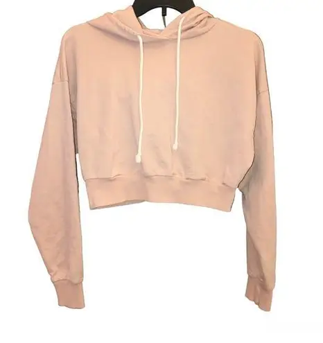 ASOS  Cropped Hoodie Baby Pink Size 4