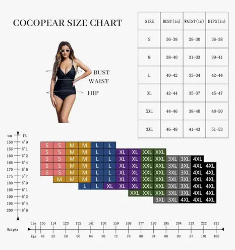 One Piece COCOPEAR Women's V Neck Tummy Control Swimsuit Ruched High Waist Swimw