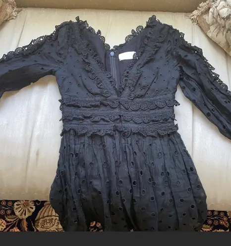 Zimmermann black flutter dress reserved for ericadm13