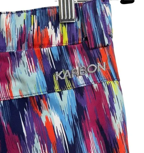 Karbon Multicolor Abstract Ski Pants Size undefined