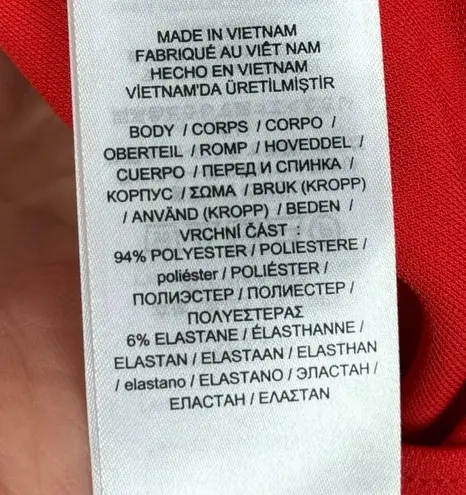 Lauren Ralph Lauren Black Label Jersey Sleeveless Faux Wrap Skirt Midi Dress SP Red Size undefined