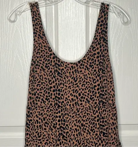 Saltwater Luxe Sz XS Noah Mini Dress Wild Cheetah Animal Print Sleeveless