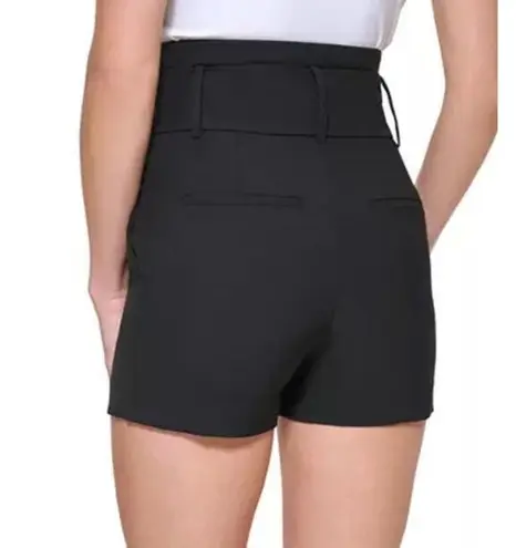 DKNY NWT Size 16 Black Cute  Women's Tie-Waist High Rise Shorts