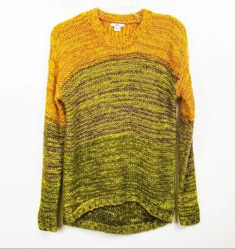 Bar III  Color Block Chunky Knit Crewneck Sweater, Size Small