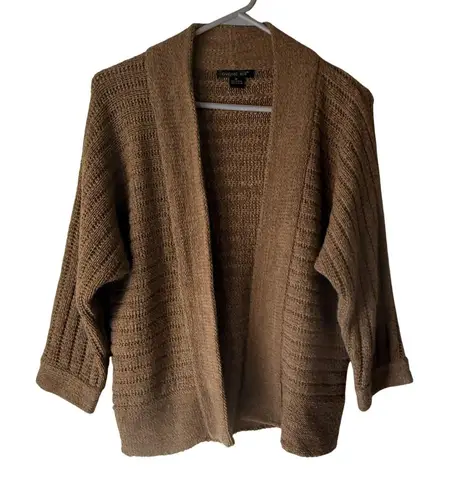 August Silk Sweater Vintage Medium Open Front Cardigan Knit Gilmore Girls