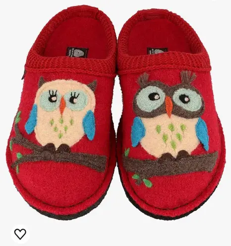 Haflinger Slippers Red Size 8.5 thumbnail 1