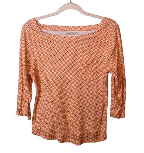 Westbound  Orange Floral Patterned Blouse