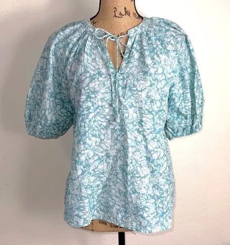 House of Harlow 1960 top maritime seafoam print Size L NWT